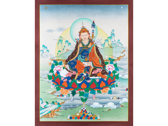 Buddhist Master Guru Padmasambhava Hand Painted Art